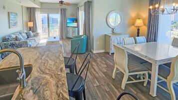 Televisión, reproductor de DVD y estéreo