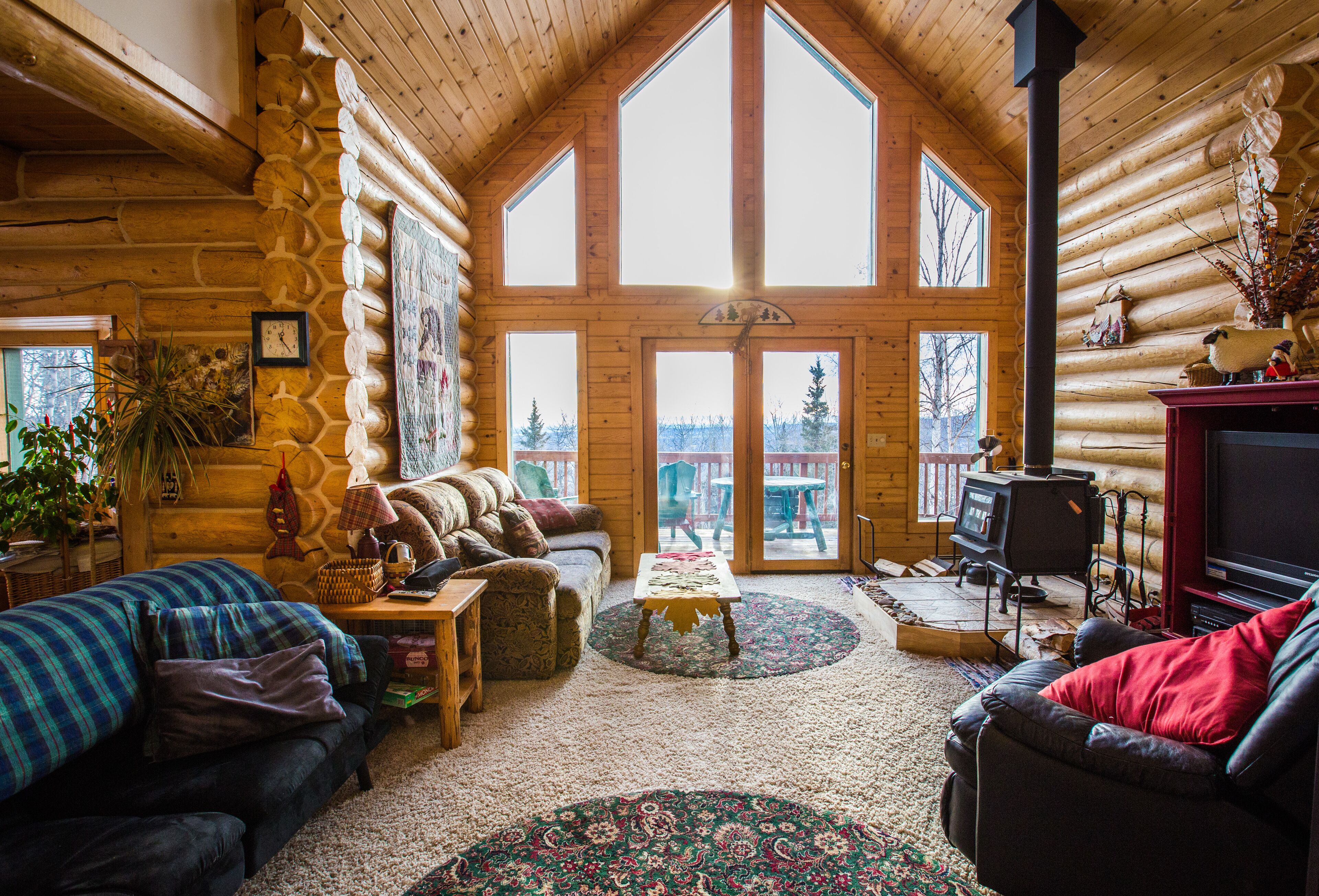 Log Chalet Above Fairbanks ~ An Alpine Getaway With Views