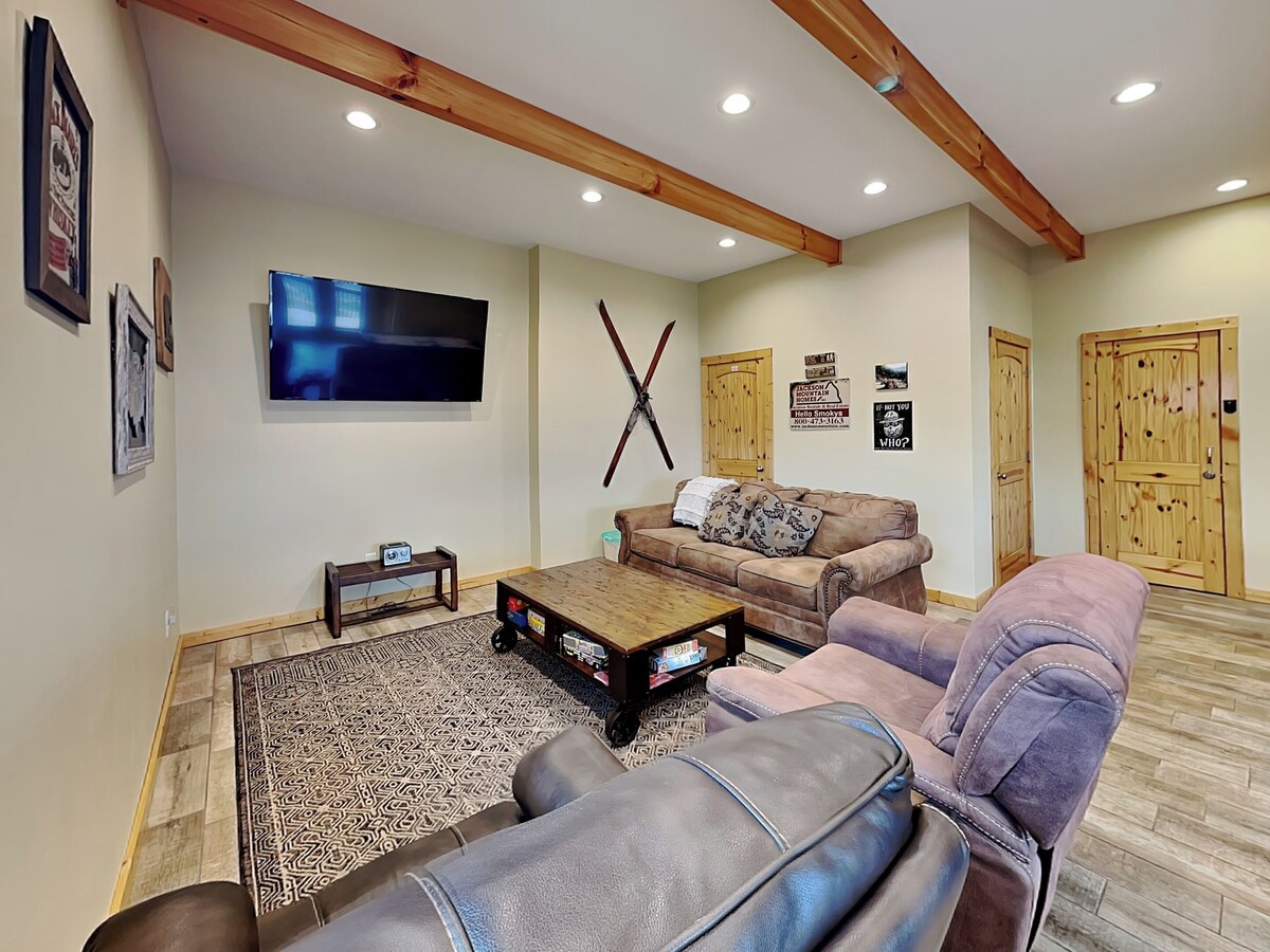 Photo 65 of Stunning Mountainside Cabin with Panoramic Views, Hot Tub, Game Room + Pool Acce