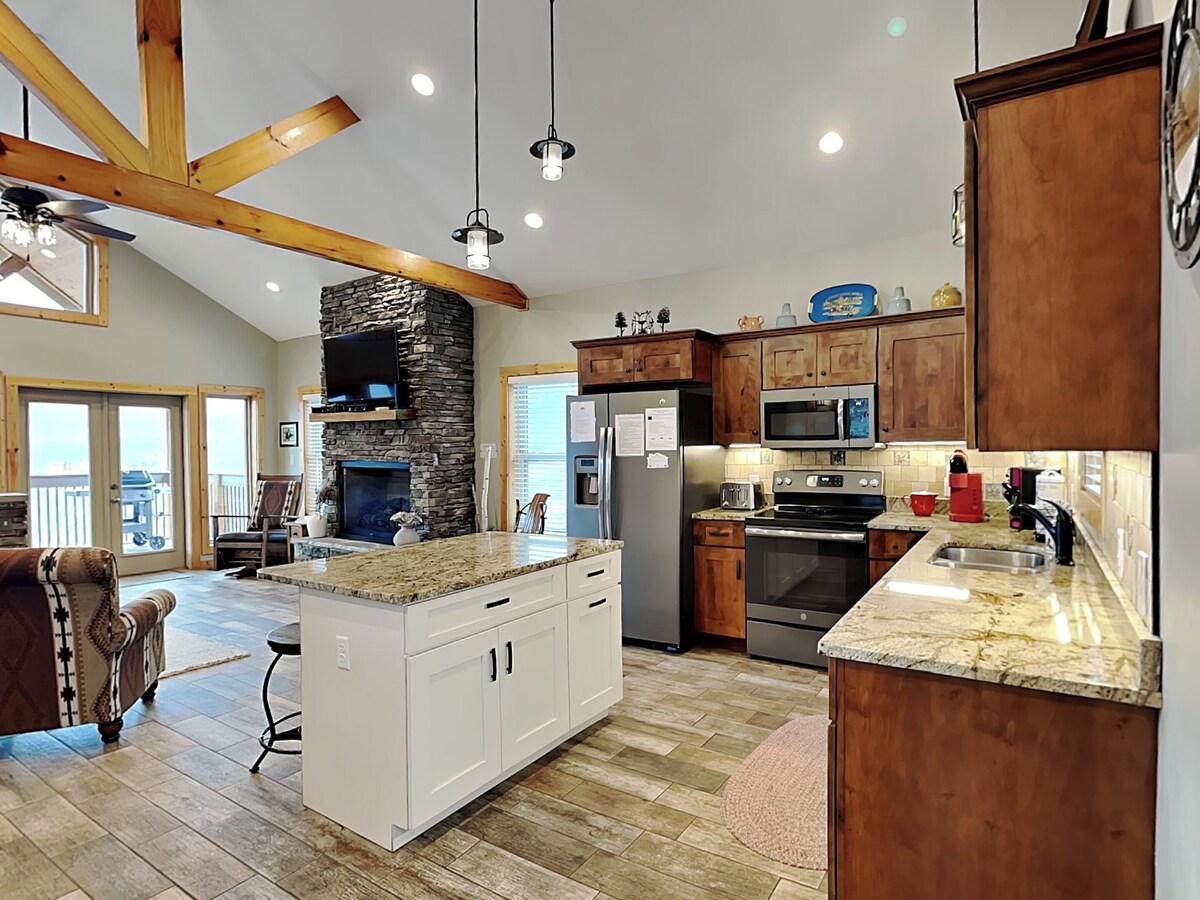 Photo 55 of Stunning Mountainside Cabin with Panoramic Views, Hot Tub, Game Room + Pool Acce