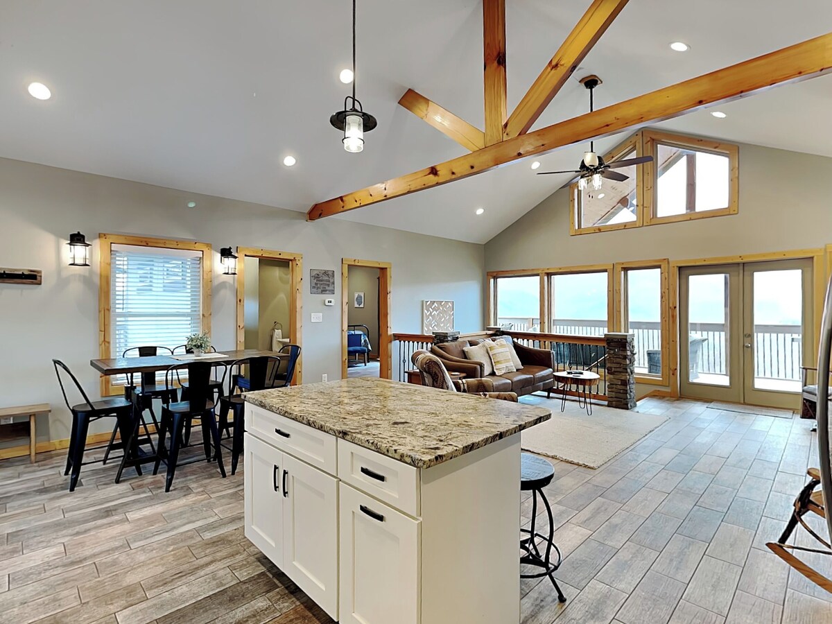Photo 58 of Stunning Mountainside Cabin with Panoramic Views, Hot Tub, Game Room + Pool Acce
