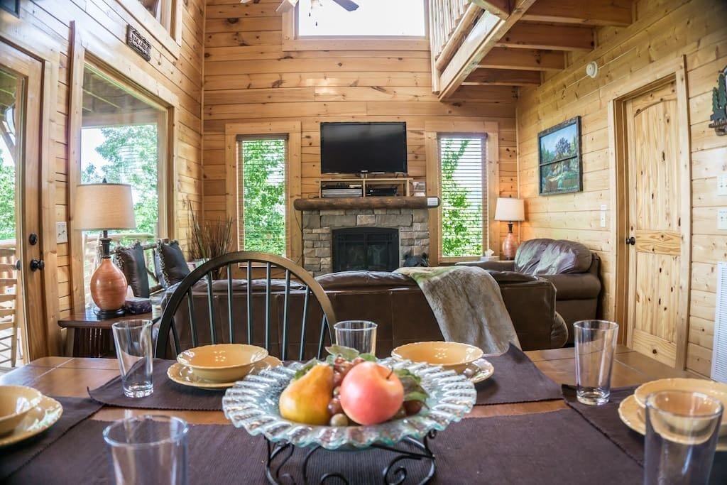 Smart TV, fireplace, video games, DVD player