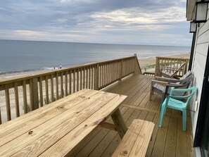 Outdoor dining - As Close As You Can Get! Oceanfront Panoramic Views (Nags Head)