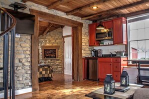 Main floor of the Red Barn Guest House