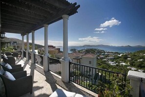 Terrace/patio - Cocoplum Amazing Views of Cruz Bay (St. John)