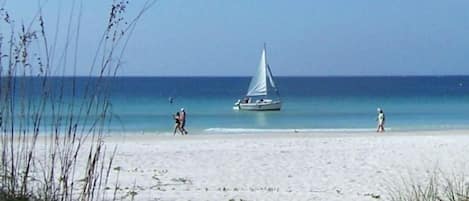 Aan het strand