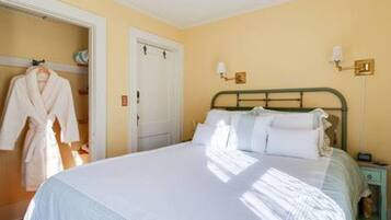 2 bedrooms, desk, blackout drapes, iron/ironing board