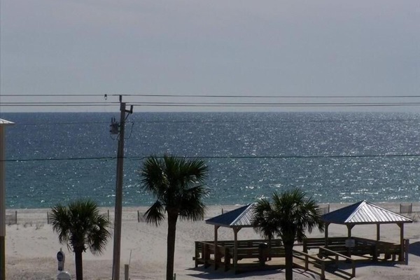 view from balcony