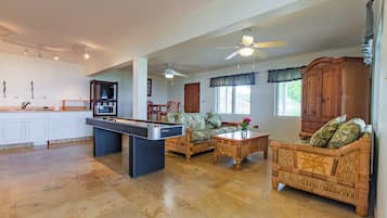 Smart-TV, DVD-Player, Bücher, Videothek