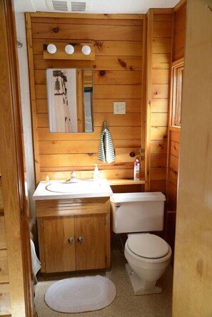 Ensemble douche/baignoire, sĂšche-cheveux, serviettes fournies, savon
