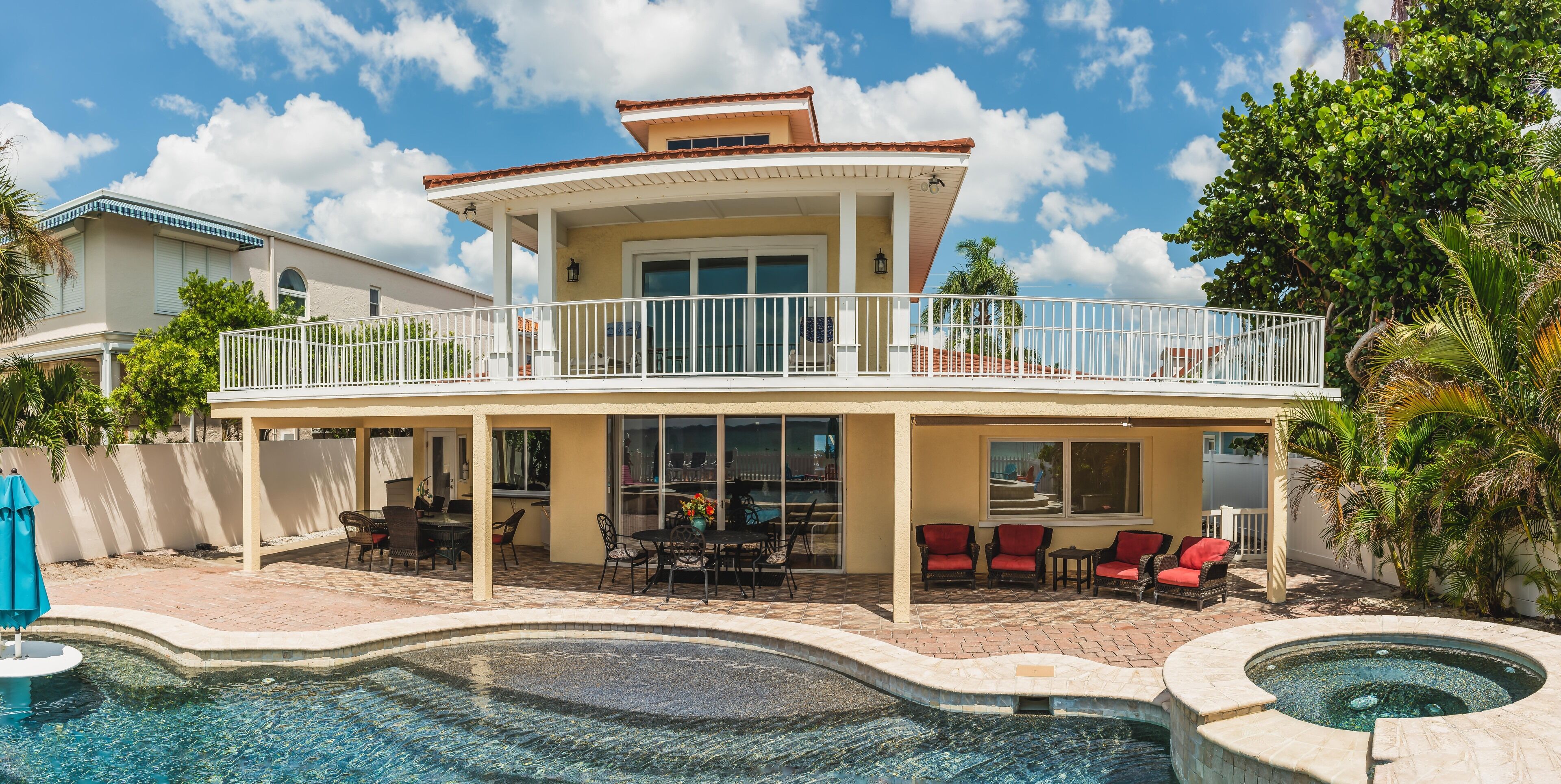 Spacious Beachfront Home with Private Pool - Sleeps 22