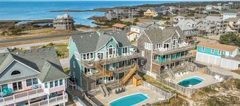 SUMMER SAVINGS- Premier Oceanfront Dog Friendly Home w/ Pool, Hot Tub, Game Room