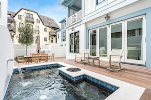 Indoor pool, a heated pool