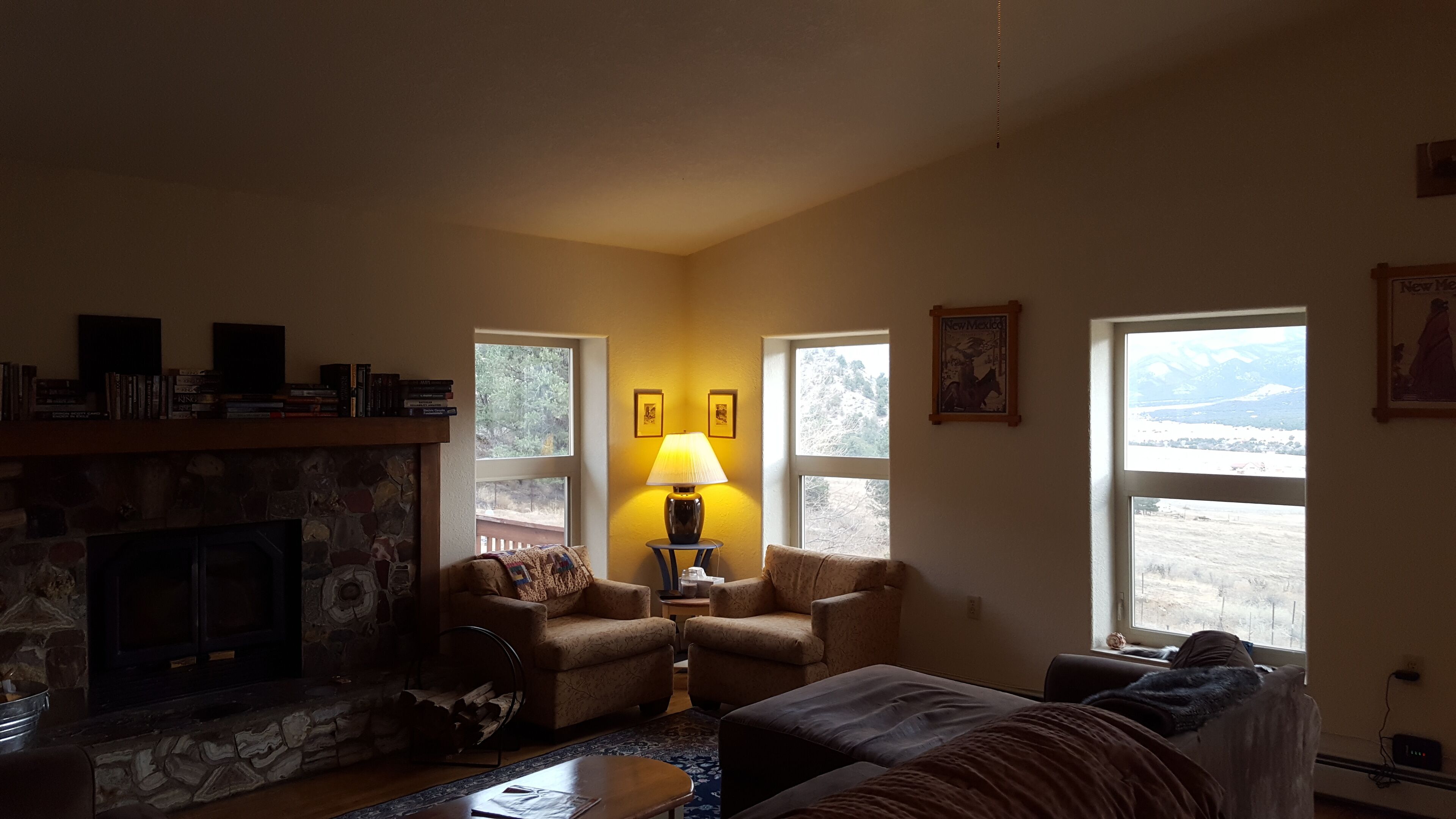 Country house along the Arkansas: Views and hiking included.