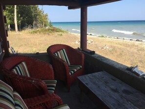 Property grounds - Rustic Authentic Michigan Log Cabin (Beaver Island)
