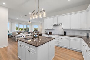 Fridge, microwave, oven, stovetop - Oceanfront 5BR with Two Primary Suites + Deck (Ponte Vedra Beach)