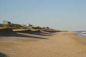 On the beach