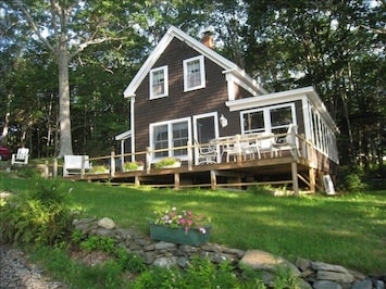 Front view of cottage