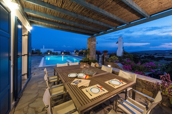 Alberca al aire libre 