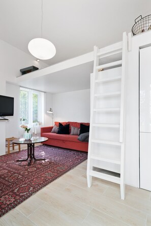 スマートテレビ、書庫、ステレオ