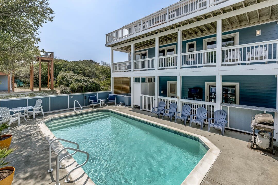 Ohana OBX | 400 ft from the Beach | Private Pool, Hot Tub | Corolla