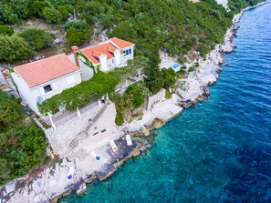 Exterior - Mediterranean Holiday House near Dubrovnik with direct sea access (Ratac)