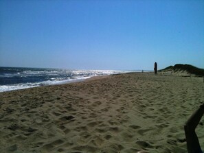 Beach nearby, sun-loungers