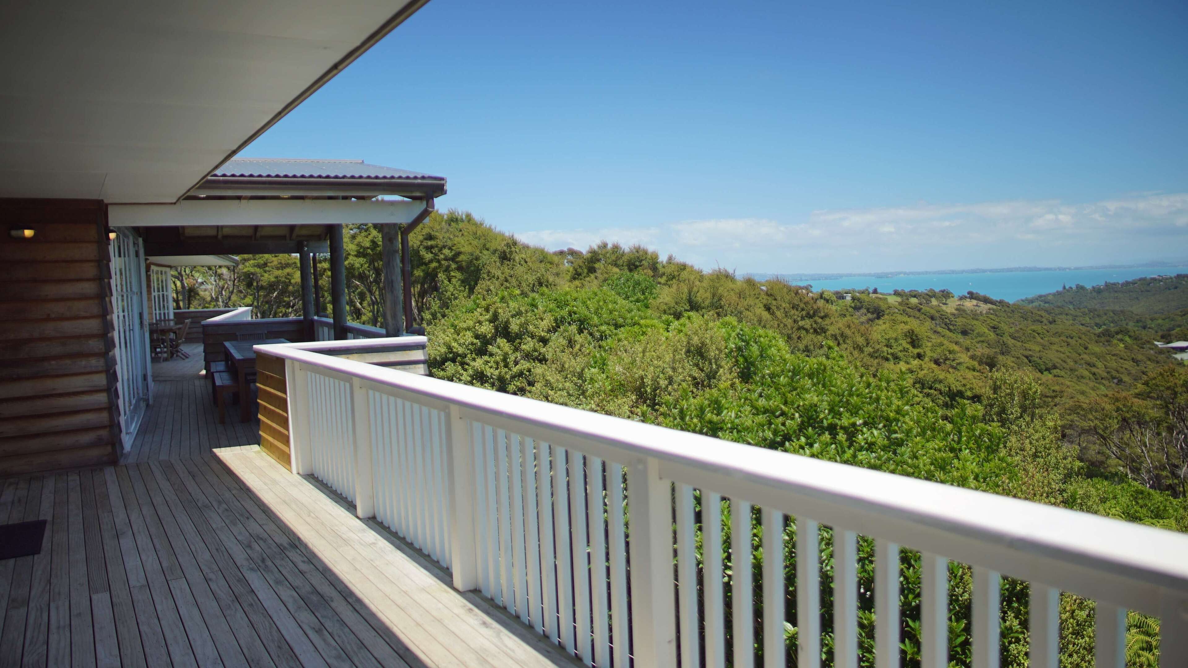 Huge upper deck with amazing views