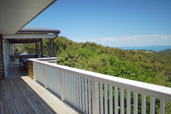 Huge upper deck with amazing views