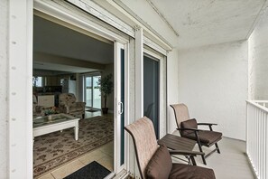 Terrace/patio - Ocean Front-Large Outdoor Patio-Ocean View Balcony  (Flagler Beach)
