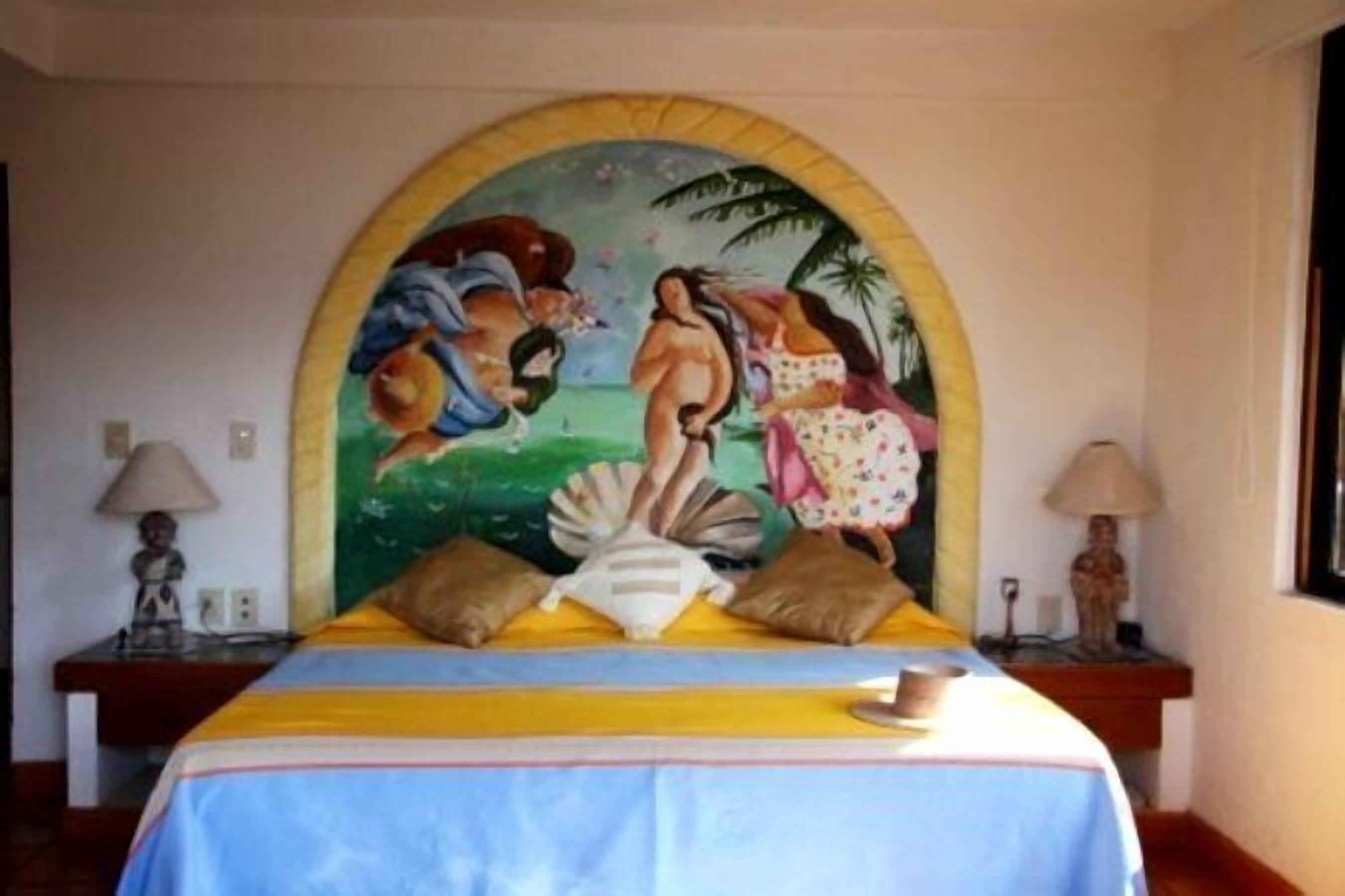 Fabulous views, overlooking beautiful La Ropa Bay; steps from the beach.