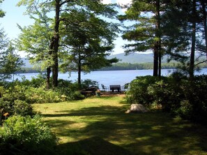 Property grounds - Squam Lake, lake front property, stunning views, private peaceful retreat (Moultonborough)
