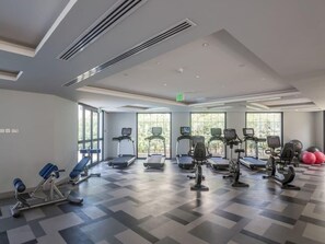 Fitness facility - Burj Alrab View Luxury 1 bedroom. Al Sofouh (Al Sufouh)