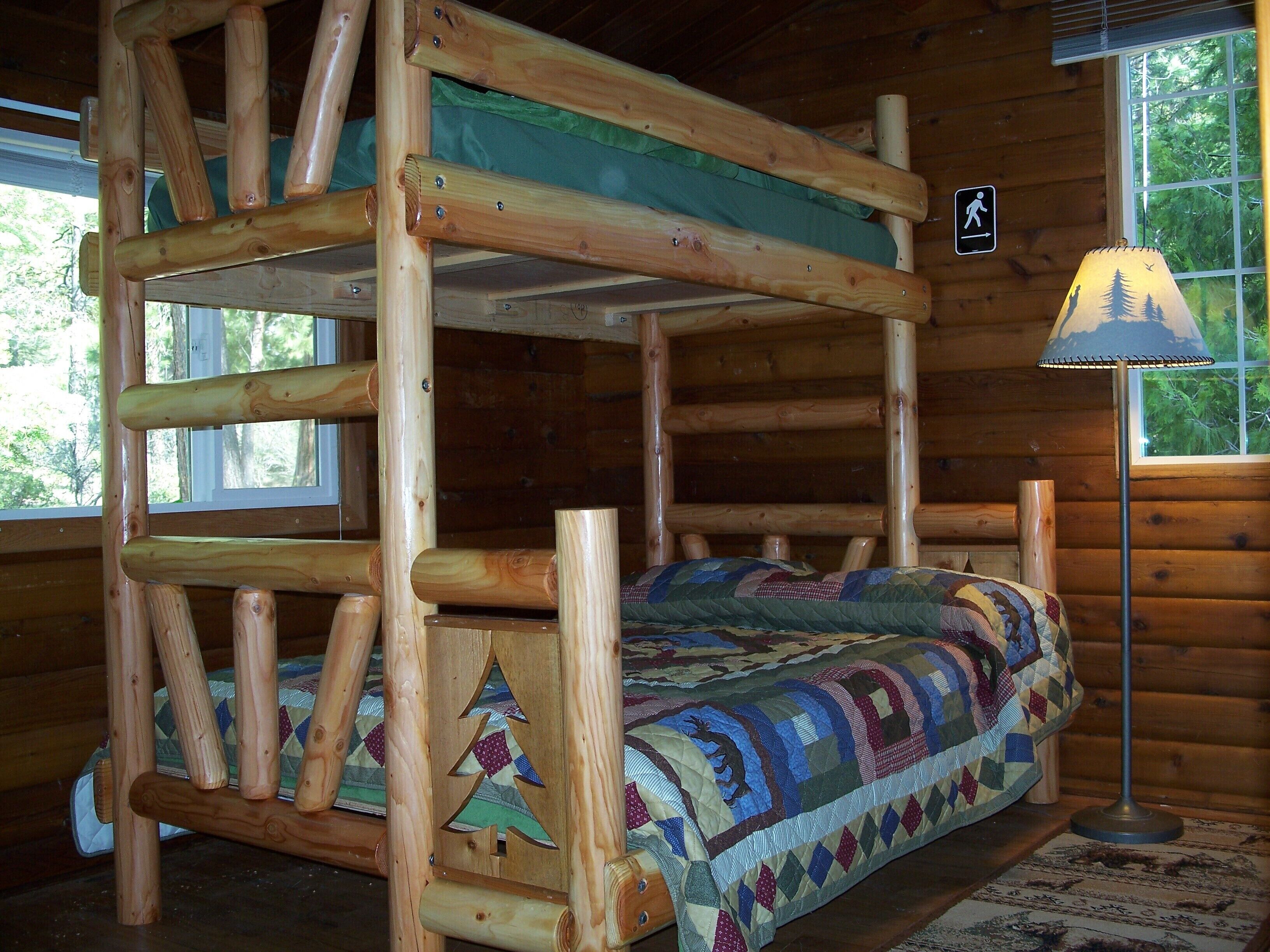 Cedar Cabin nestled in the pines
