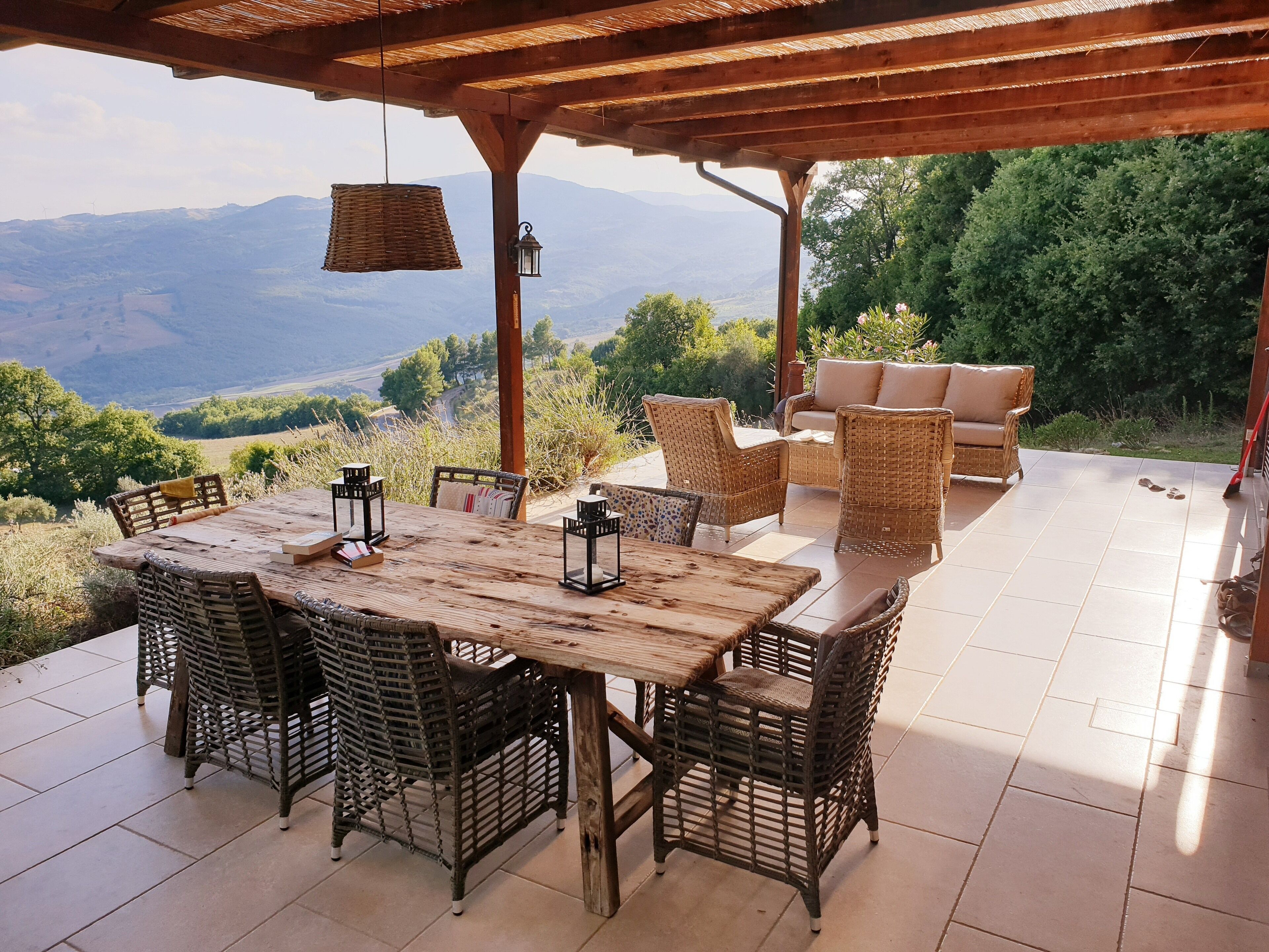 the terrace