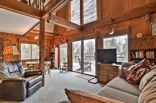Lakeview 10-Acre Kimball Cabin w/ Private Beach!
