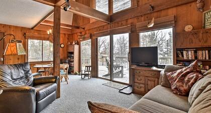 Lakeview 10-Acre Kimball Cabin w/ Private Beach!