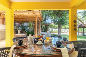 Opções para refeição ao ar livre