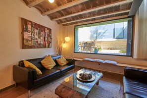 TV, fireplace, DVD player, books