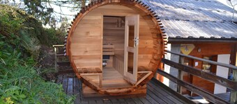  La Plagne / Les Coches Ski-in / Ski-out chalet en las pistas, wifi gratuito y sauna !!