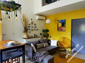 TV, DVD player, video library, computer monitors