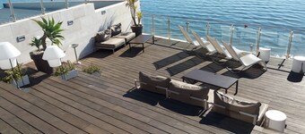 Private Roof Top Sun Terrace, Sea Views, South Facing, WiFi and Aircon