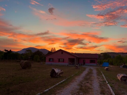 Ein Haus am Naturschutzgebiet