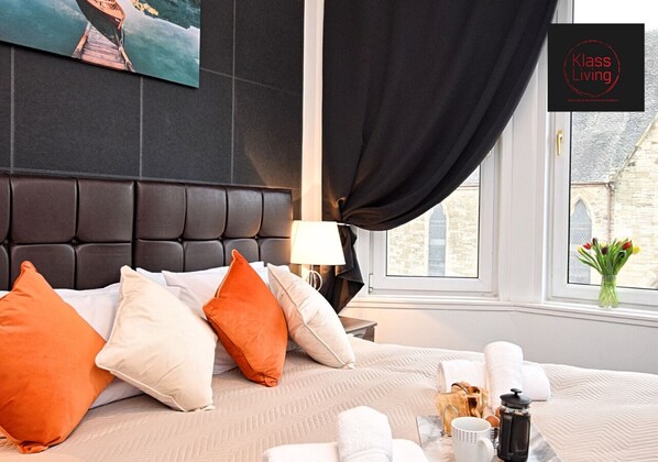 1 bedroom, individually decorated, individually furnished - One Bedroom Apartment by Klass Living Serviced Accommodation Coatbridge - Whifflet Park Apartment With Wifi and Parking (Coatbridge)