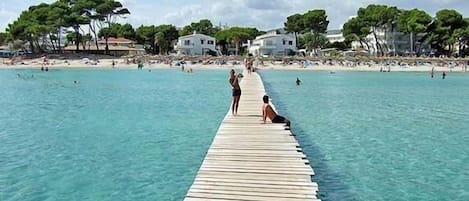 Beach nearby, beach towels