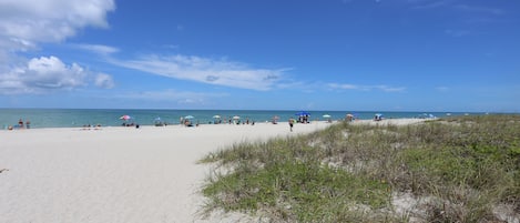 Beach nearby, beach towels