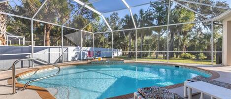 Udendørs pool, opvarmet pool