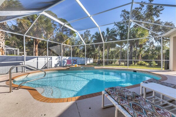 Udendørs pool, opvarmet pool