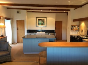 Fridge, microwave, oven, stovetop - Porteath Barn; Seclusion, Space, Sea. (Polzeath)