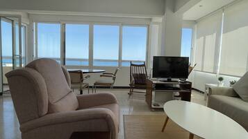 Smart TV, DVD player, books